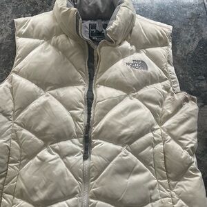 The North Face Women's Off-White Quilted Vest